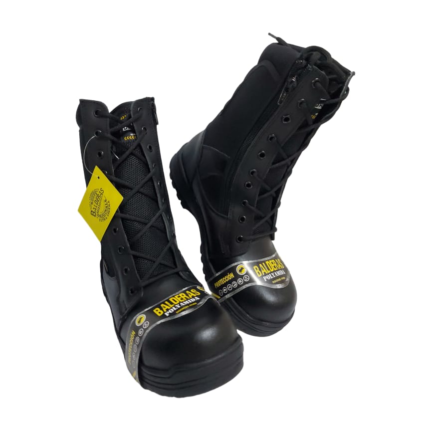 Bota Balderas Táctica tipo Militar con Casco de Poliamida
