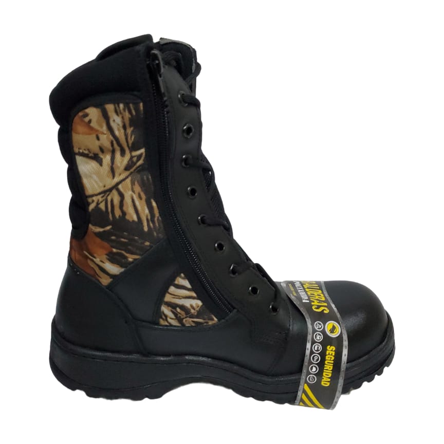 Bota Balderas Táctica tipo Militar con Casco de Poliamida